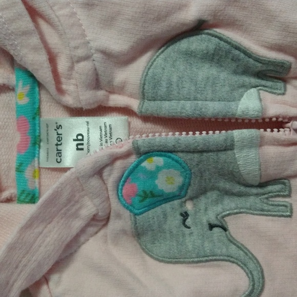 6 Carter's Elephant Baby Theme Girls Set - Picture 11 of 16